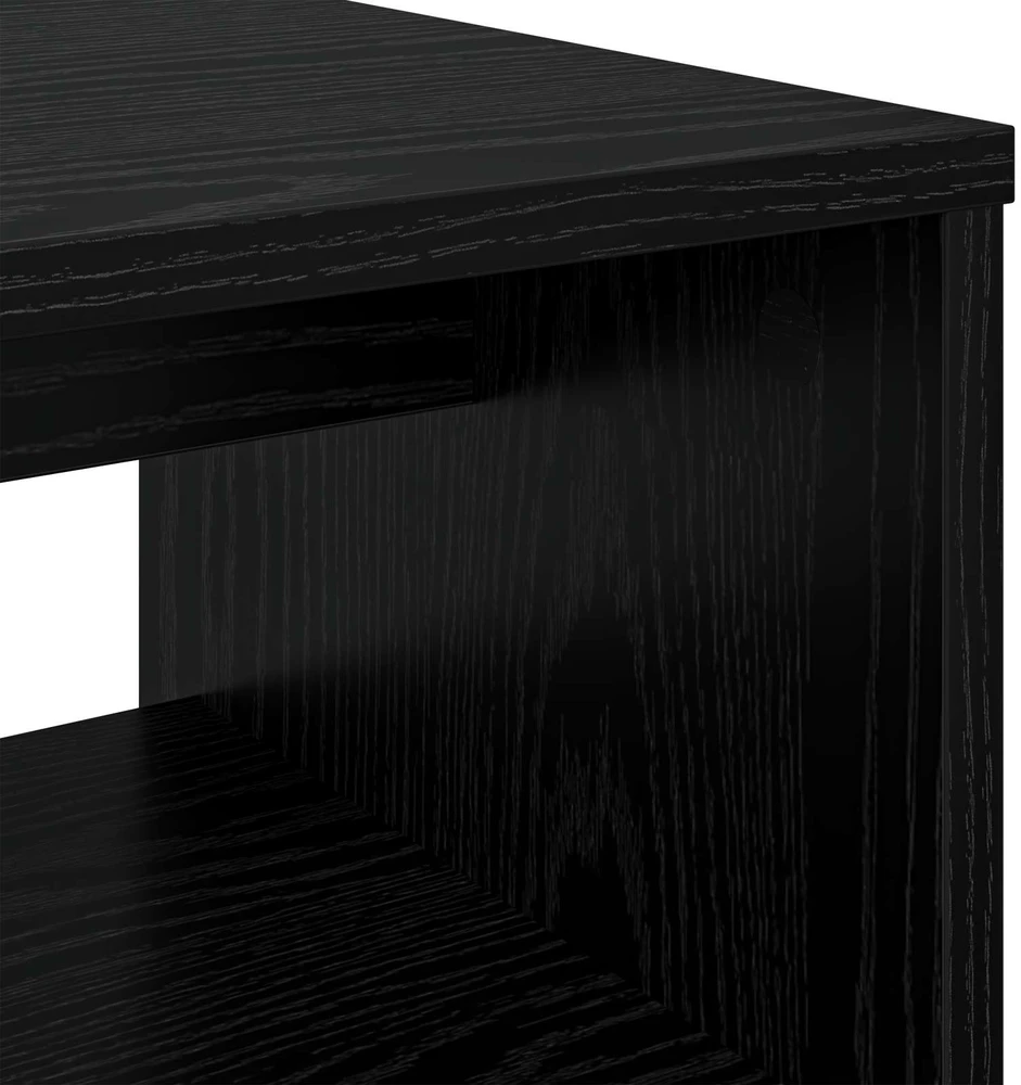 TV staliukas Televizoriaus spintelė 80 x 35 x 40 cm Juodas ąžuolas