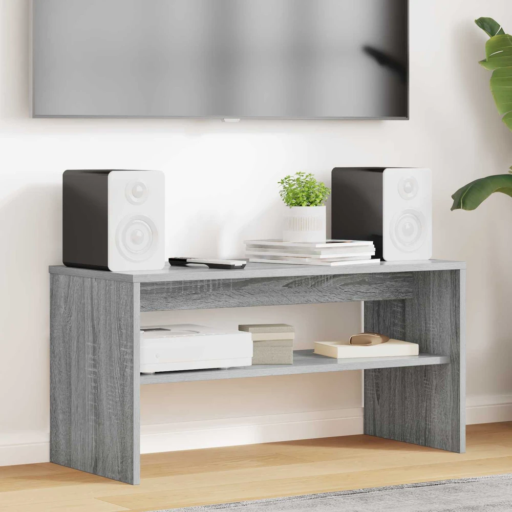 TV staliukas Televizoriaus spintelė 80 x 35 x 40 cm Pilkas Sonoma