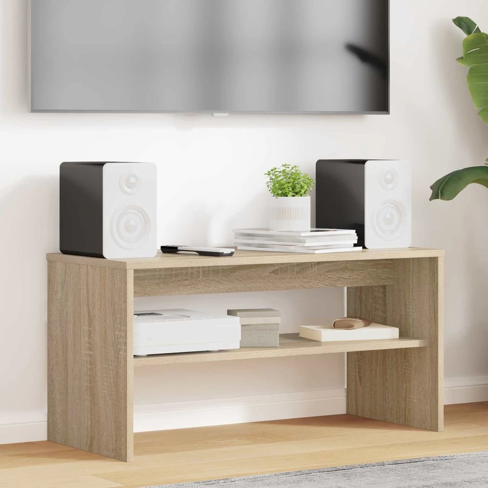 TV staliukas Televizoriaus spintelė 80 x 35 x 40 cm Sonoma ąžuolas