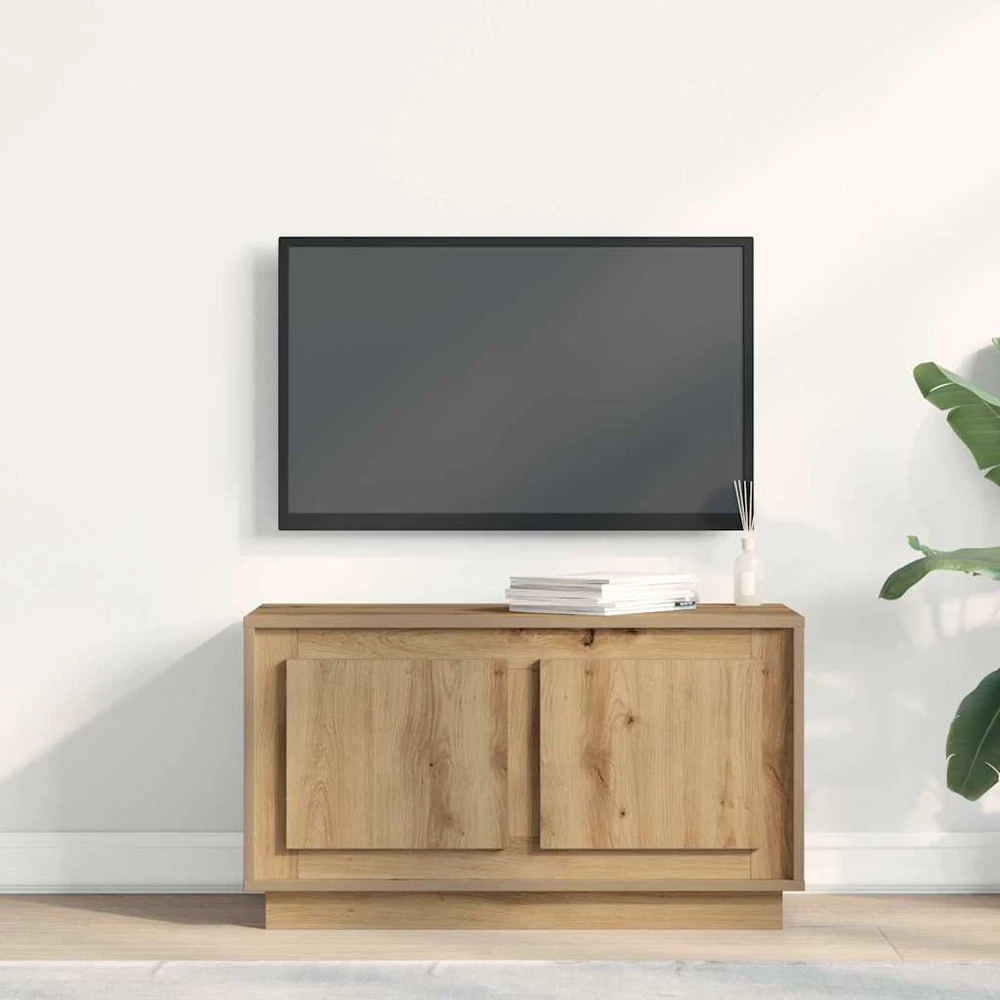 TV staliukas Televizoriaus spintelė 80 x 35 x 45 cm artisano ąžuolo