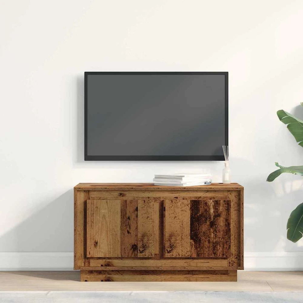 TV staliukas Televizoriaus spintelė 80 x 35 x 45 cm Sena mediena