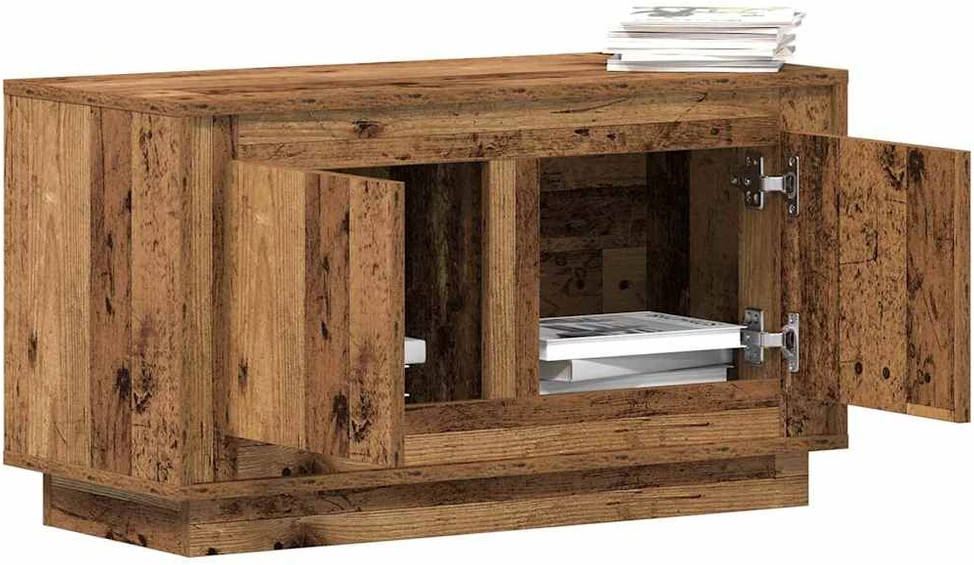 TV staliukas Televizoriaus spintelė 80 x 35 x 45 cm Sena mediena
