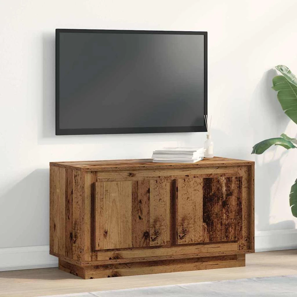 TV staliukas Televizoriaus spintelė 80 x 35 x 45 cm Sena mediena