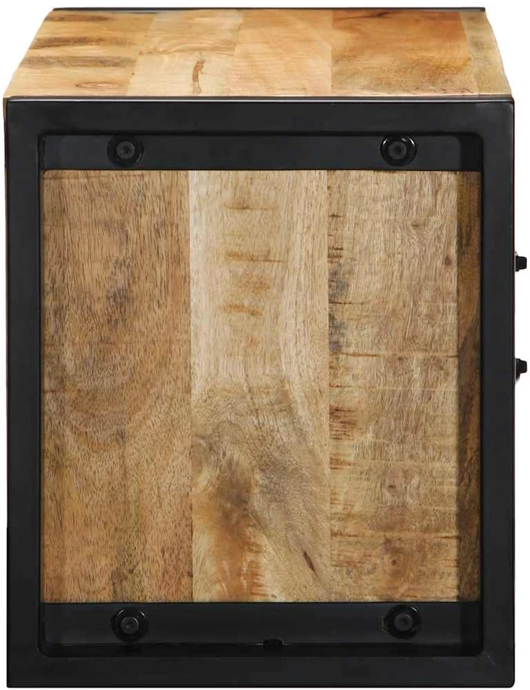 TV staliukas televizoriaus spintelė 80x30x35 cm Masyvus Rough Wood Mango