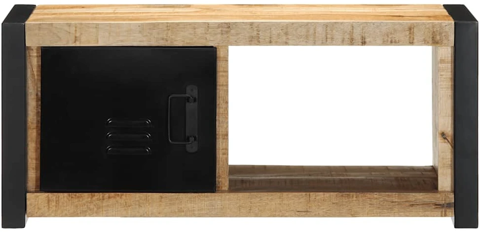 TV staliukas televizoriaus spintelė 80x30x35 cm Masyvus Rough Wood Mango