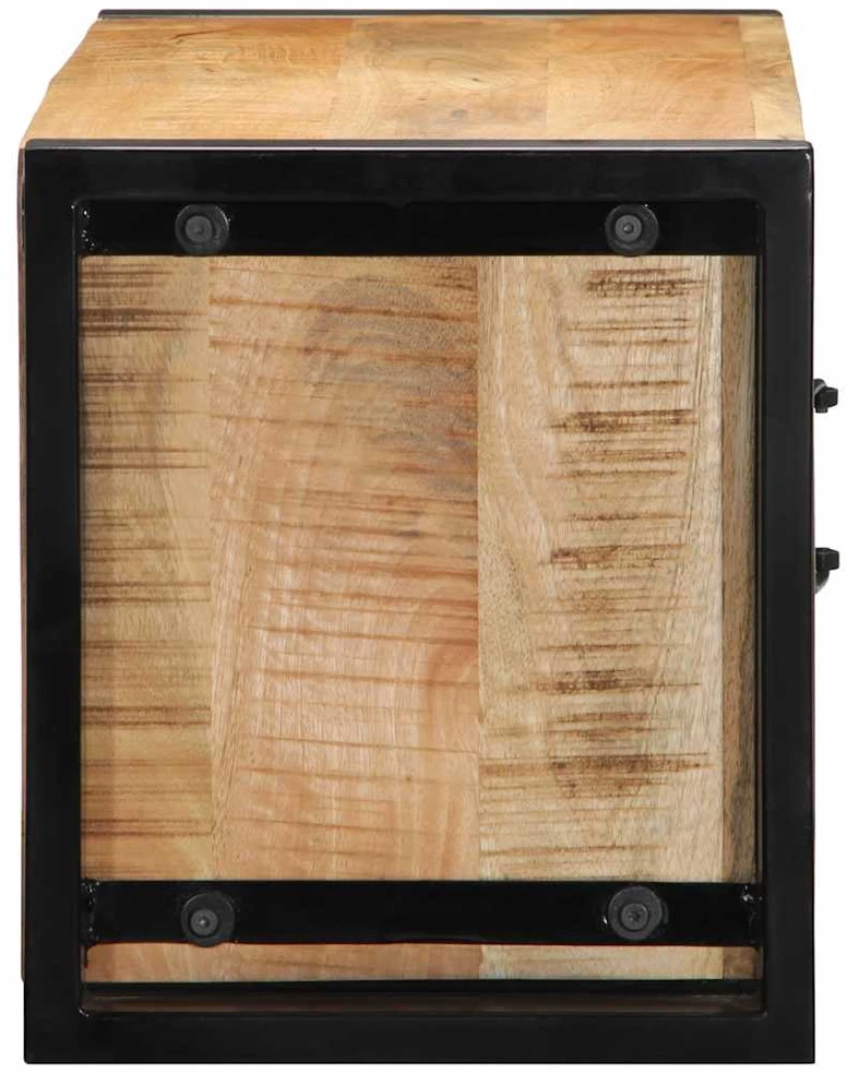 TV staliukas televizoriaus spintelė 80x30x35 cm Masyvus Rough Wood Mango