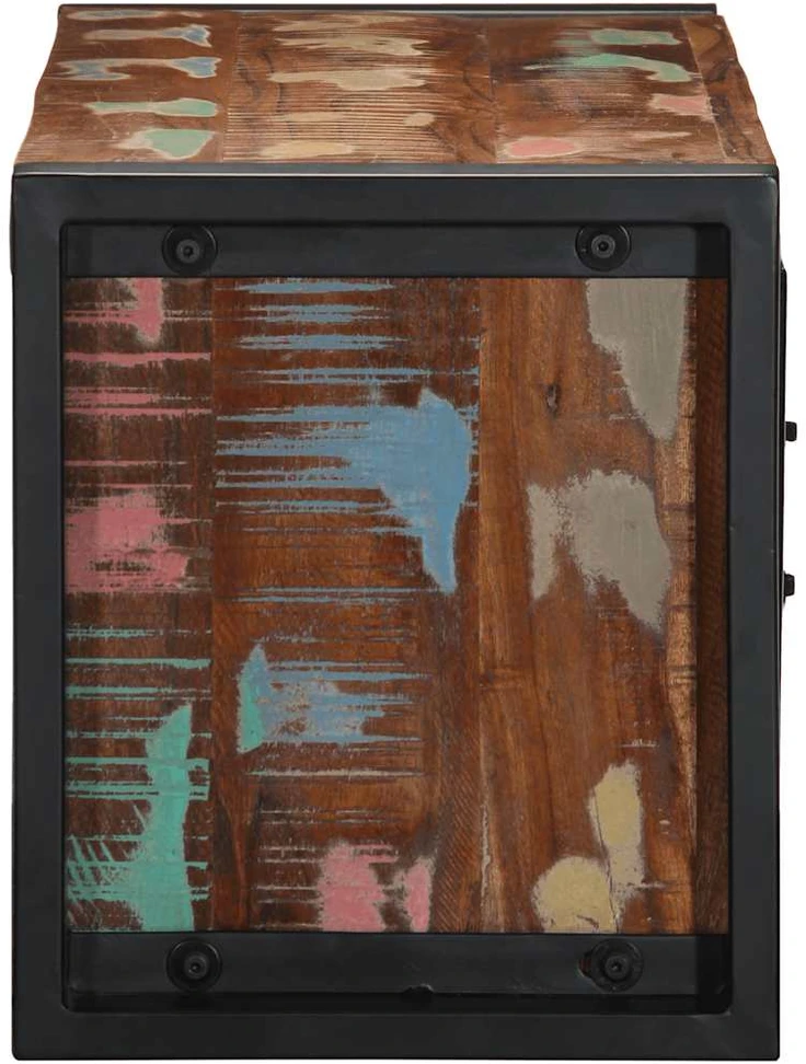 TV staliukas televizoriaus spintelė 80x30x35 cm Regeneruota medžio masyva