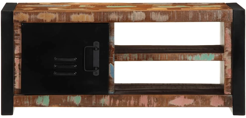 TV staliukas televizoriaus spintelė 80x30x35 cm Regeneruota medžio masyva