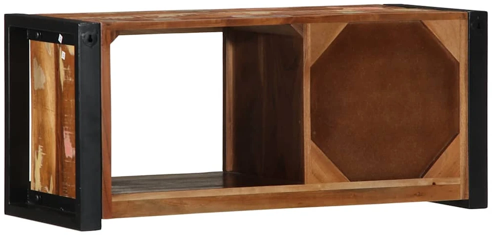 TV staliukas televizoriaus spintelė 80x30x35 cm Regeneruota medžio masyva