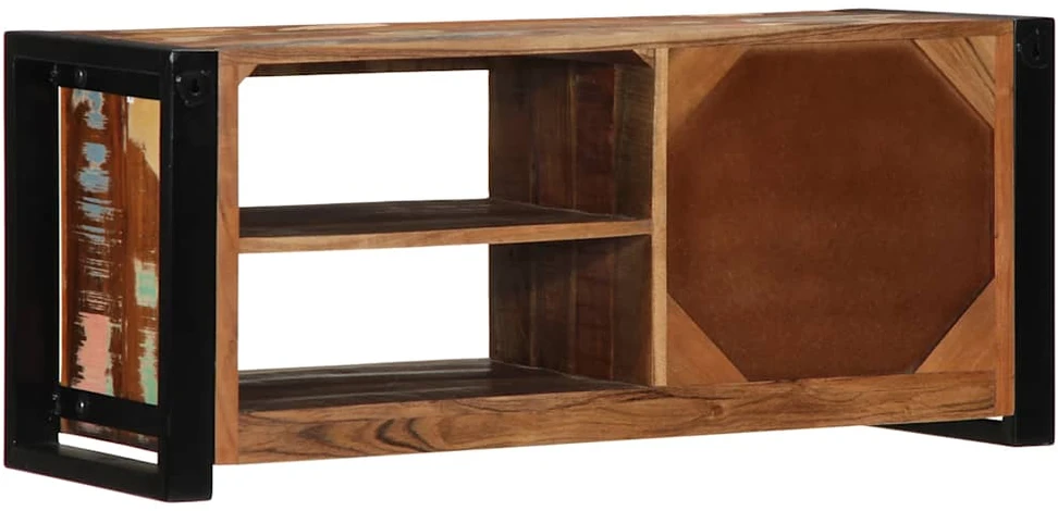 TV staliukas televizoriaus spintelė 80x30x35 cm Regeneruota medžio masyva