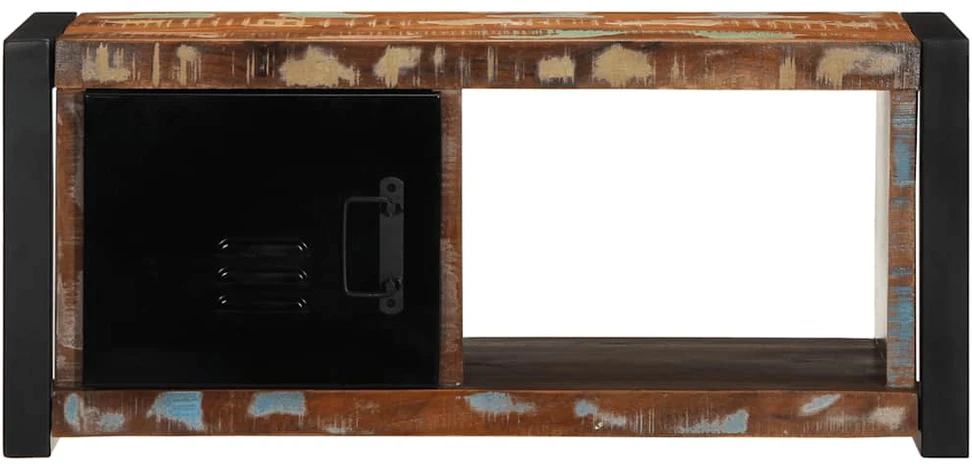 TV staliukas televizoriaus spintelė 80x30x35 cm Regeneruota medžio masyva