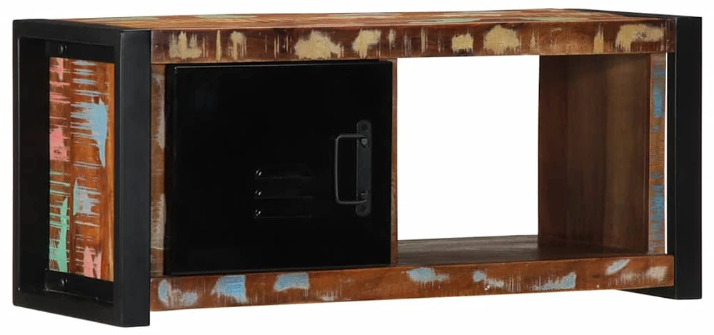 TV staliukas televizoriaus spintelė 80x30x35 cm Regeneruota medžio masyva
