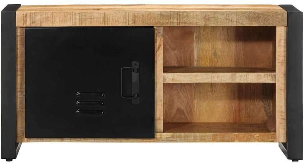 TV staliukas televizoriaus spintelė 80x30x40 cm Masyvus Rough Wood Mango