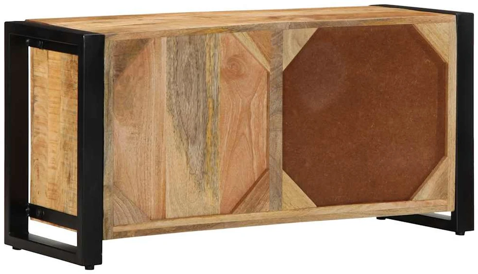 TV staliukas televizoriaus spintelė 80x30x40 cm Masyvus Rough Wood Mango