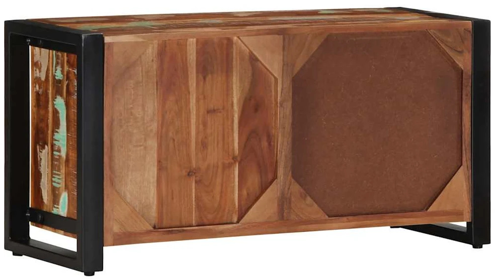 TV staliukas televizoriaus spintelė 80x30x40 cm Regeneruota medžio masyva