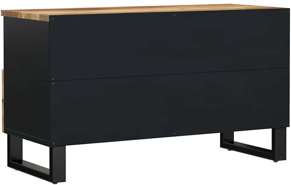 TV staliukas Televizoriaus spintelė, 80x33x46cm, mango/apdirbta mediena