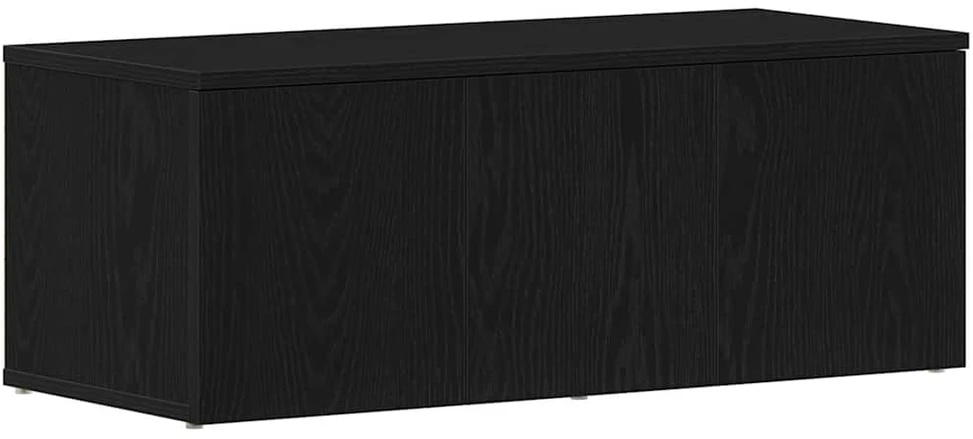 TV staliukas Televizoriaus spintelė 80x34x30 cm Juodas ąžuolas