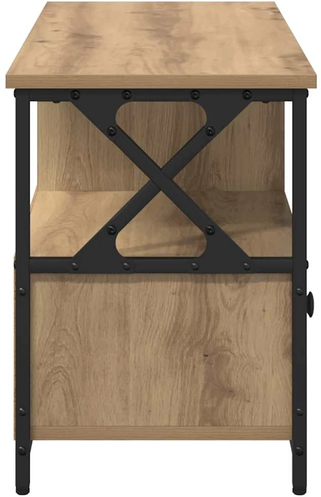TV staliukas Televizoriaus spintelė 90 x 33 x 45 cm Amatininkų ąžuolas