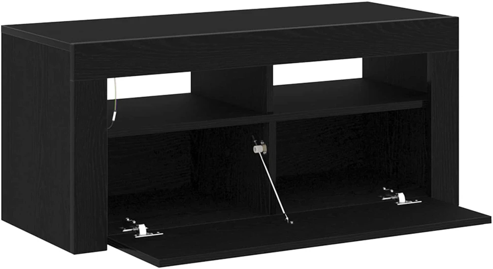 TV staliukas Televizoriaus spintelė 90 x 35 x 40 cm Juodas ąžuolas