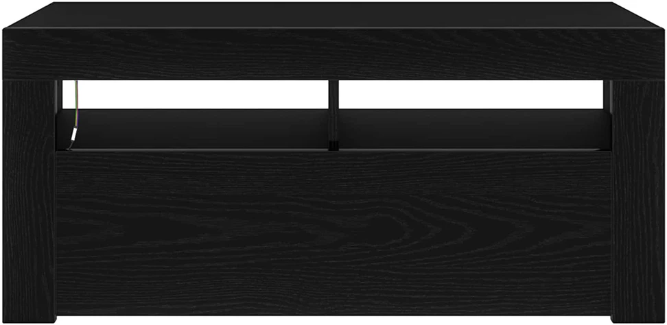 TV staliukas Televizoriaus spintelė 90 x 35 x 40 cm Juodas ąžuolas