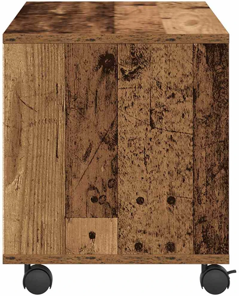 TV staliukas Televizoriaus spintelė 90 x 35 x 40.5 cm Ruda Apdirbta mediena