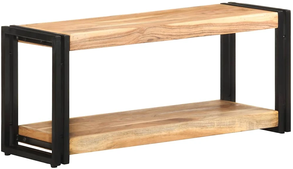 TV staliukas Televizoriaus spintelė, 90x30x40cm, akacijos medienos masyvas