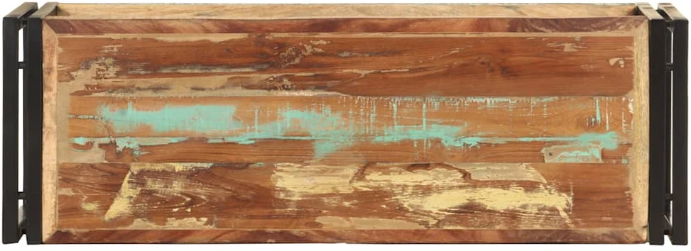TV staliukas Televizoriaus spintelė, 90x30x40cm, perdirbtos medienos masyvas