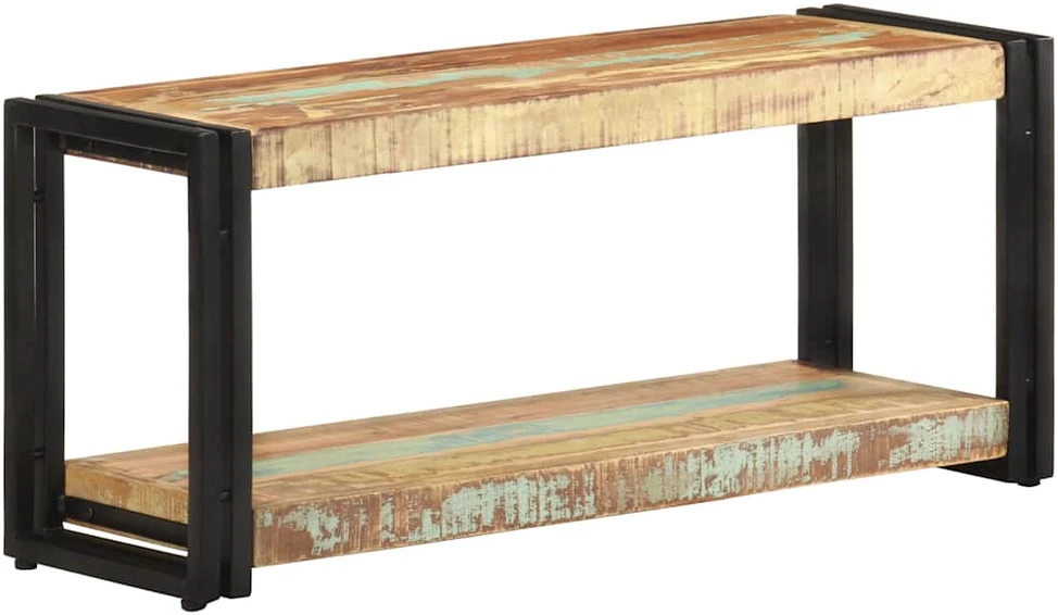 TV staliukas Televizoriaus spintelė, 90x30x40cm, perdirbtos medienos masyvas