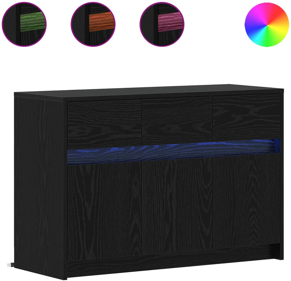 TV staliukas Televizoriaus spintelė 91 x 34 x 61 cm Juodojo ąžuolo