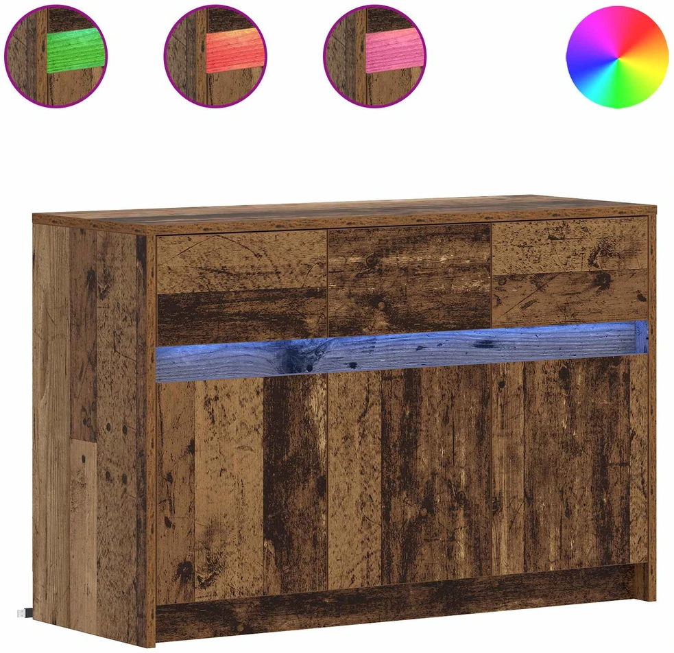 TV staliukas Televizoriaus spintelė 91 x 34 x 61 cm Sendintos medienos