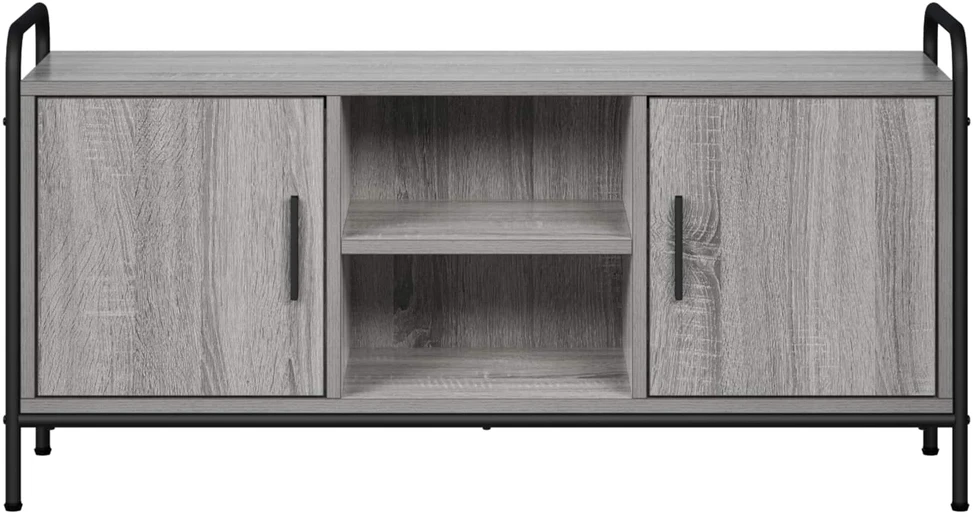 TV staliukas Televizoriaus spintelė 99 x 33 x 50 cm Pilka Sonoma