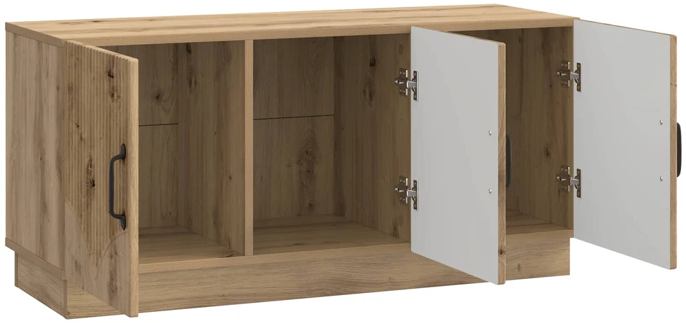 TV staliukas Televizoriaus spintelė 99 x 34,5 x 47 cm Artisano ąžuolo