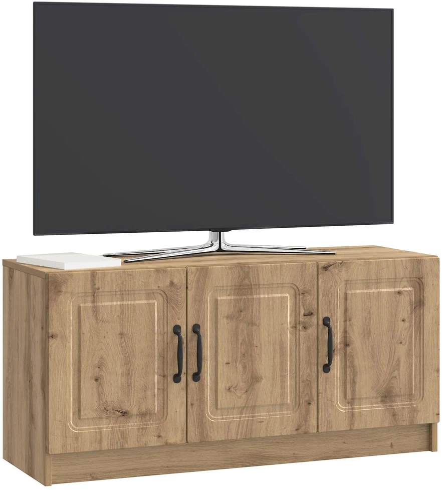 TV staliukas Televizoriaus spintelė 99 x 34,5 x 47 cm Artisano ąžuolo