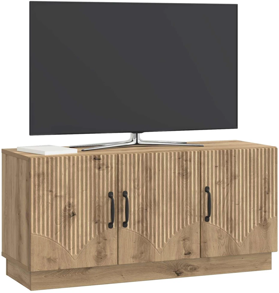 TV staliukas Televizoriaus spintelė 99 x 34,5 x 47 cm Artisano ąžuolo