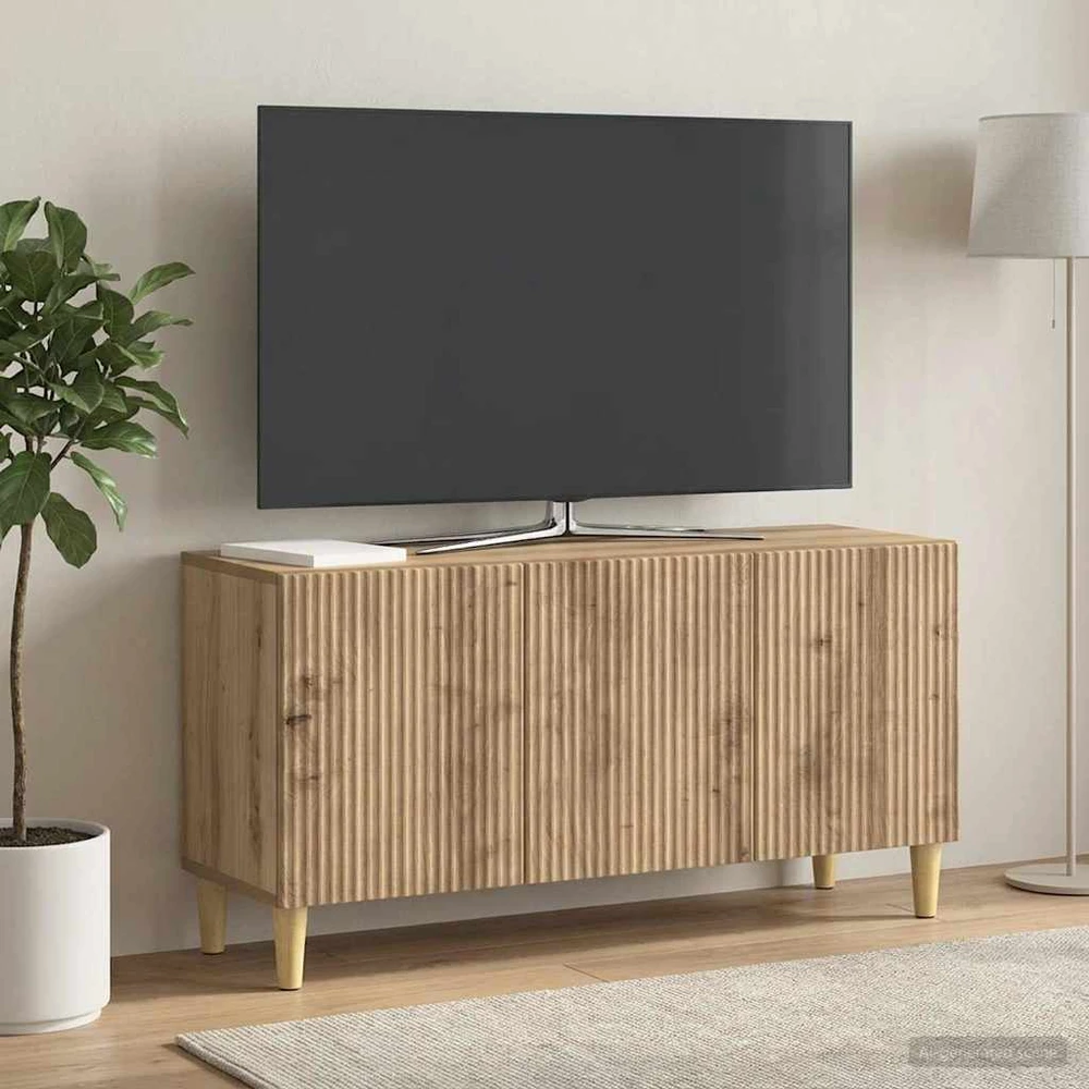 TV staliukas Televizoriaus spintelė 99 x 34,5 x 50 cm Artisano ąžuolo