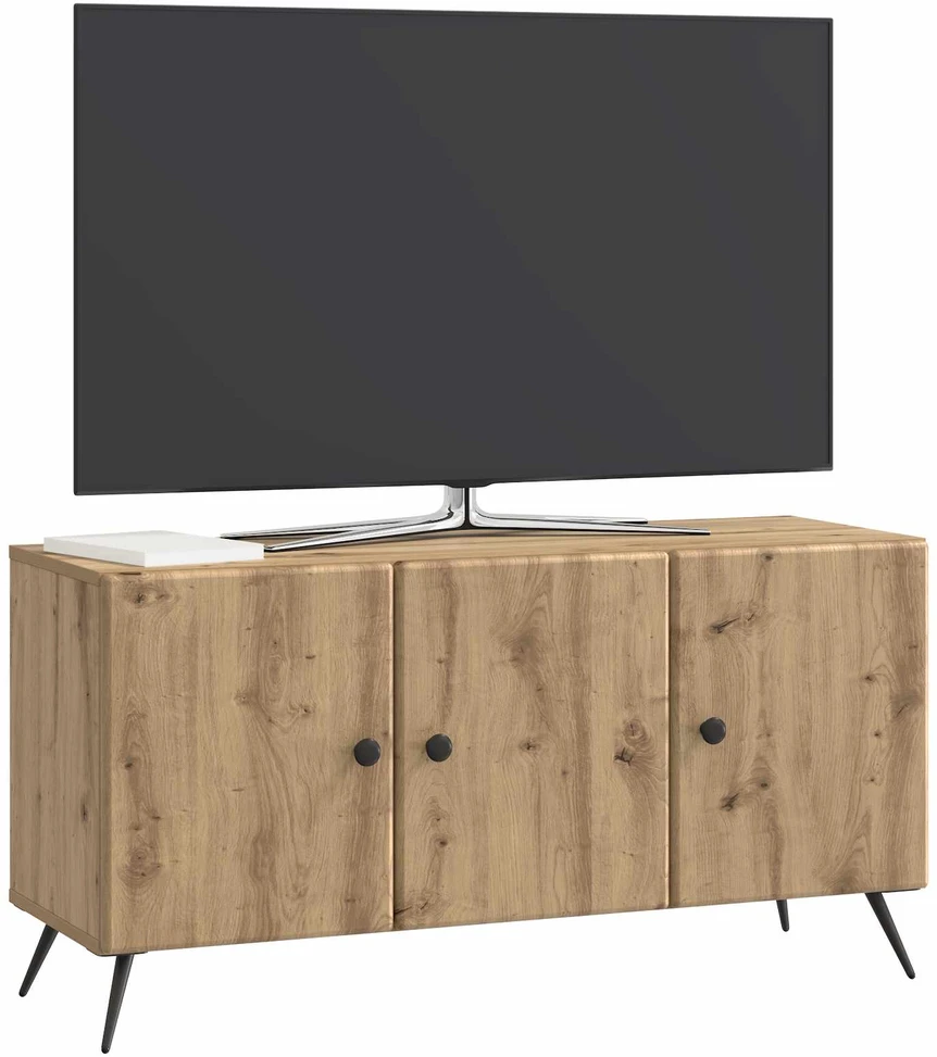 TV staliukas Televizoriaus spintelė 99 x 34,5 x 50 cm Artisano ąžuolo