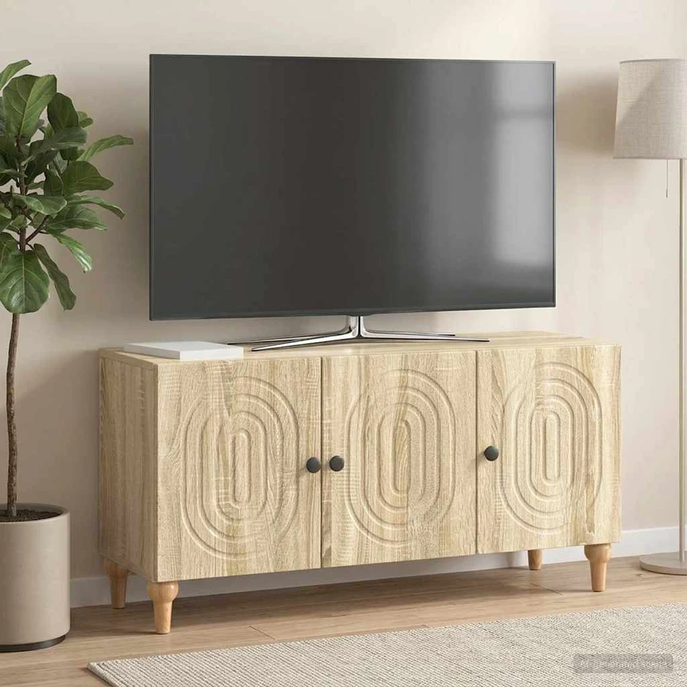TV staliukas Televizoriaus spintelė 99 x 34,5 x 50 cm Sonoma ąžuolas