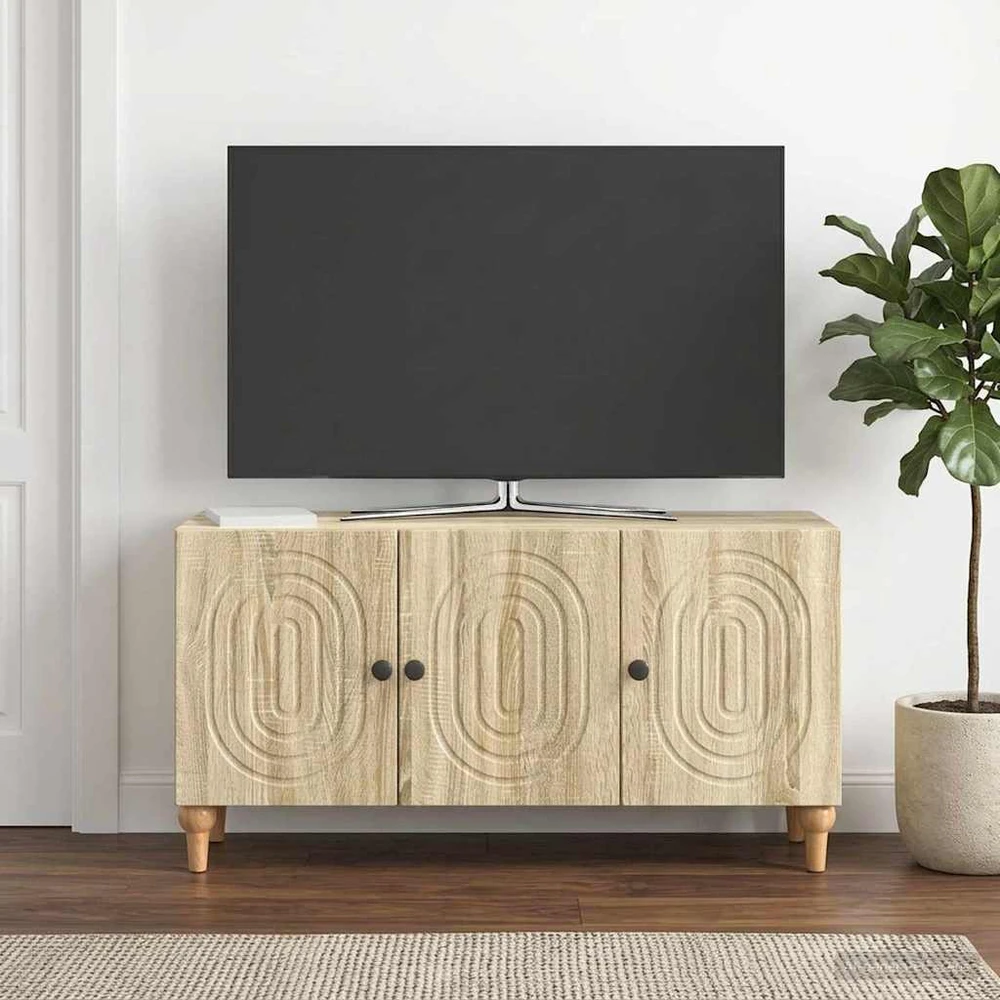TV staliukas Televizoriaus spintelė 99 x 34,5 x 50 cm Sonoma ąžuolas