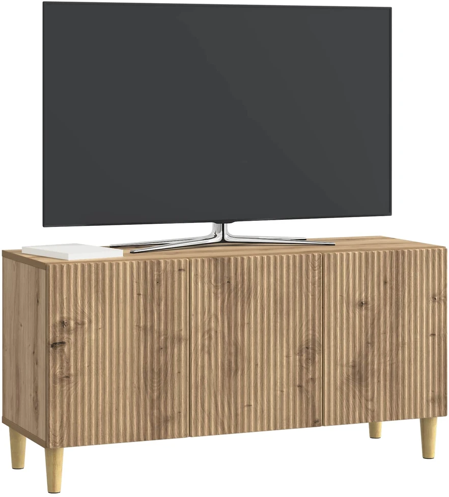 TV staliukas Televizoriaus spintelė 99 x 34,5 x 50 cm Artisano ąžuolo