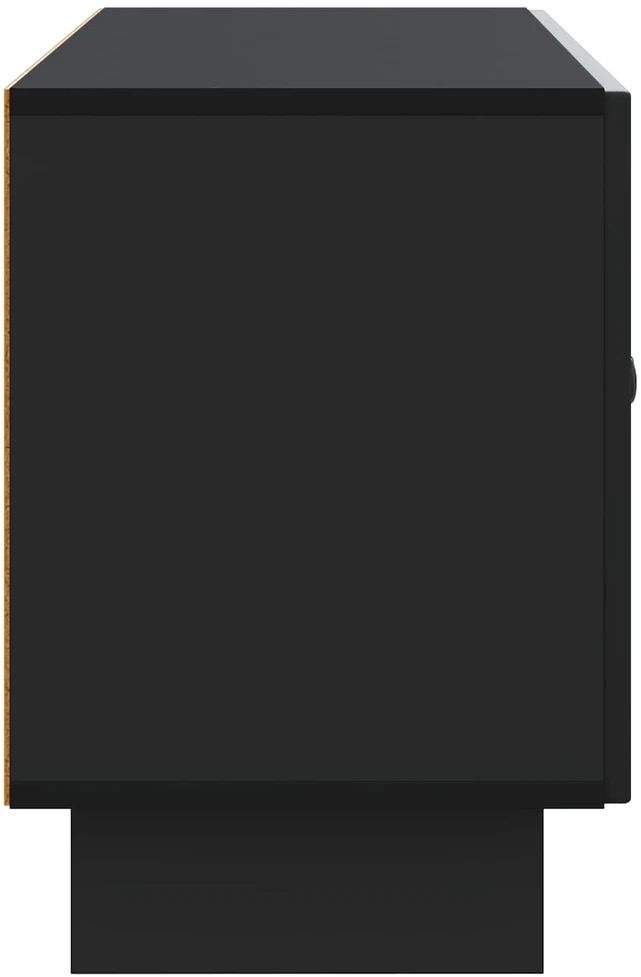TV staliukas Televizoriaus spintelė 99 x 34,5 x 50 cm Juoda Apdirbta mediena