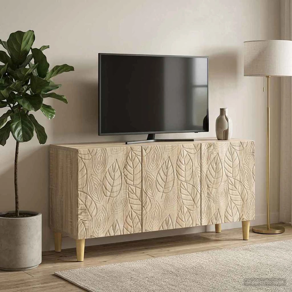TV staliukas Televizoriaus spintelė 99 x 34,5 x 50 cm Sonoma ąžuolas