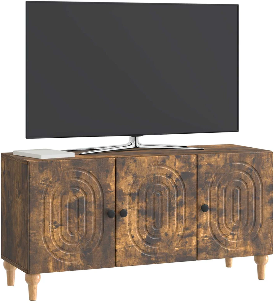 TV staliukas Televizoriaus spintelė 99 x 34,5 x 50 cm Dūminio ąžuolo