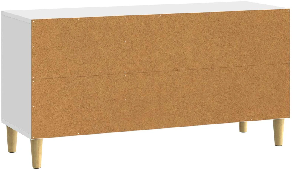 TV staliukas Televizoriaus spintelė 99 x 34,5 x 50 cm Itin blizgi balta