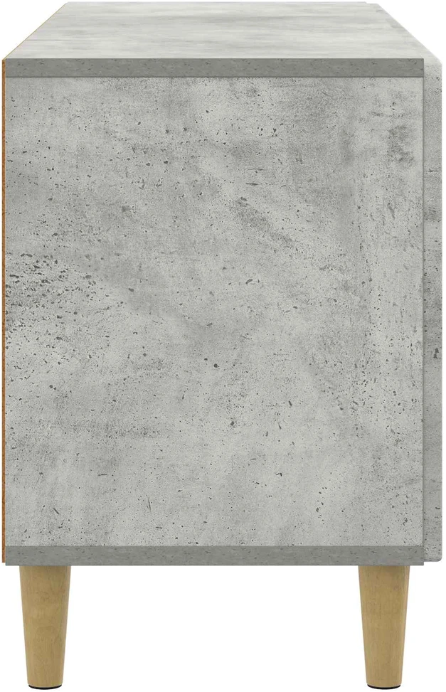 TV staliukas Televizoriaus spintelė 99 x 34,5 x 50 cm Betono pilka