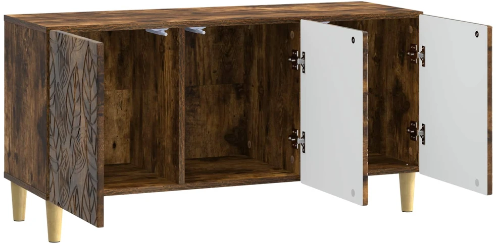 TV staliukas Televizoriaus spintelė 99 x 34,5 x 50 cm Dūminio ąžuolo