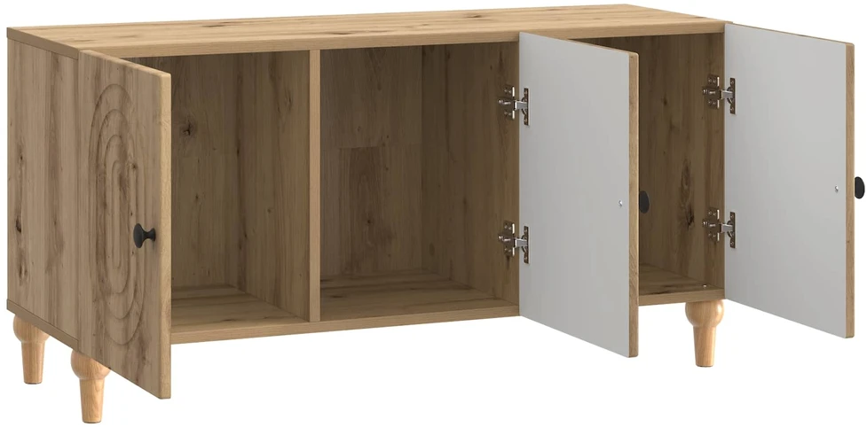 TV staliukas Televizoriaus spintelė 99 x 34,5 x 50 cm Artisano ąžuolo