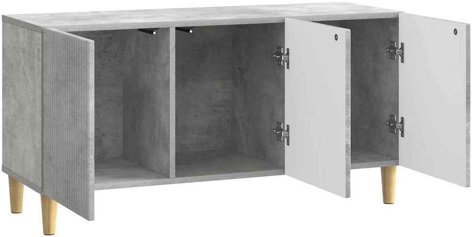 TV staliukas Televizoriaus spintelė 99 x 34,5 x 50 cm Betono pilka