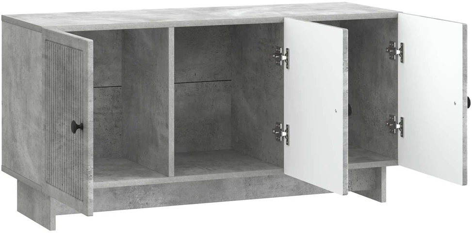 TV staliukas Televizoriaus spintelė 99 x 34,5 x 50 cm Betono pilka