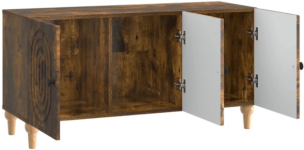 TV staliukas Televizoriaus spintelė 99 x 34,5 x 50 cm Dūminio ąžuolo