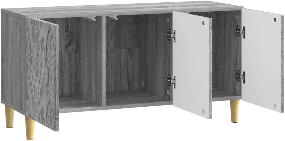 TV staliukas Televizoriaus spintelė 99 x 34,5 x 50 cm Pilka Sonoma